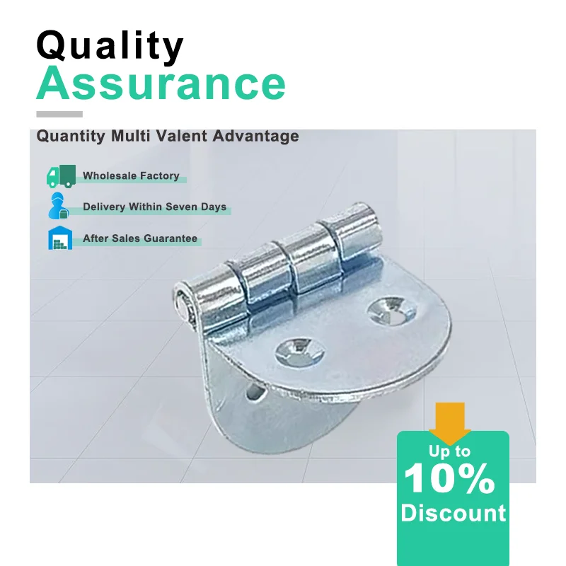 Door Hinge Industrial Cabinet Door Connection Suitable For Iron Small Hinge Semi-Circular Folding Hinge New