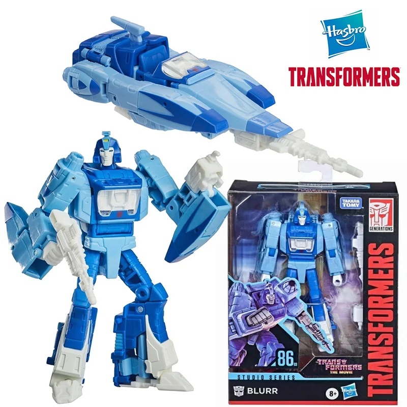 Hasbro Transformers The Movie Studio Series SS86-03 Blurr 12Cm Deluxe Class Anime Original Action Figure Model Toy Gift Collect