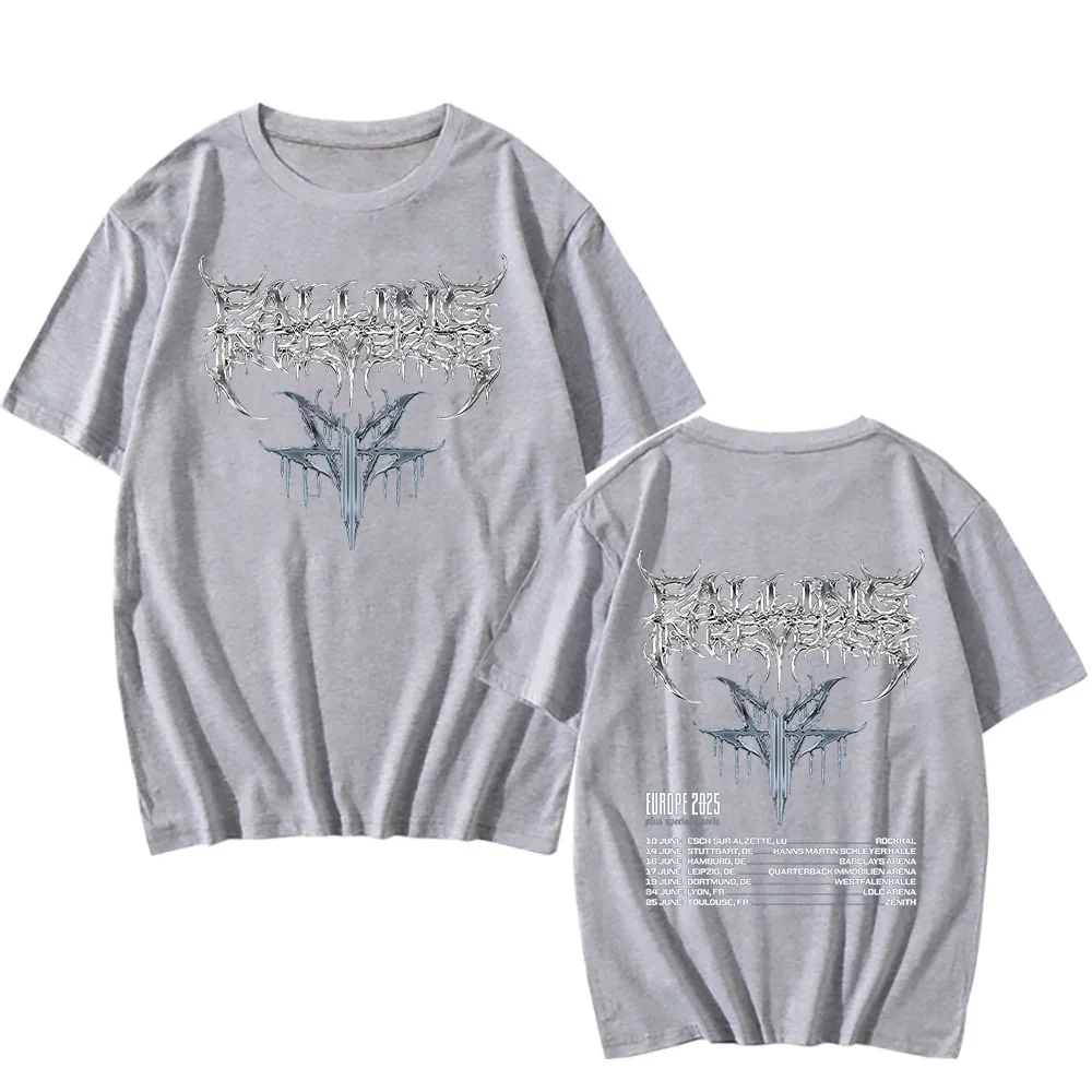 الوقوع في عكس بلايز جديدة الوقاية في عكس أوروبا 2025 جولة طباعة تي شيرت خمر الهيب هوب الرجال النساء المحملة المشجعين ملابس علوية من القطن