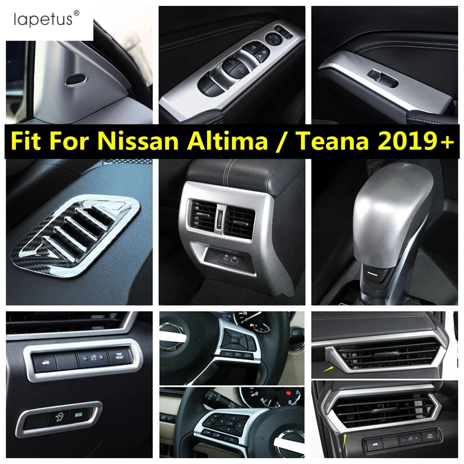 

Head Lights / Window Lift Panel / Pillar A Air Vent / Steering Wheel Cover Trim For Nissan Altima / Teana 2019 -2023 Accessories