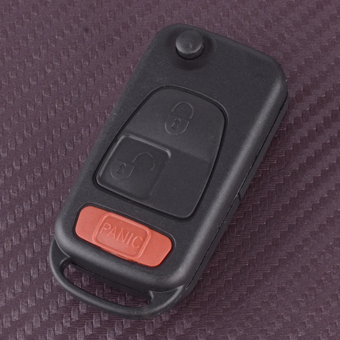 3 Button Keyless Remote Fob Flip Shell Case Fit for Mercedes Benz SLK230/SLK320/SLK32 AMG 1998-2004 Chrysler Crossfire 2004-2008