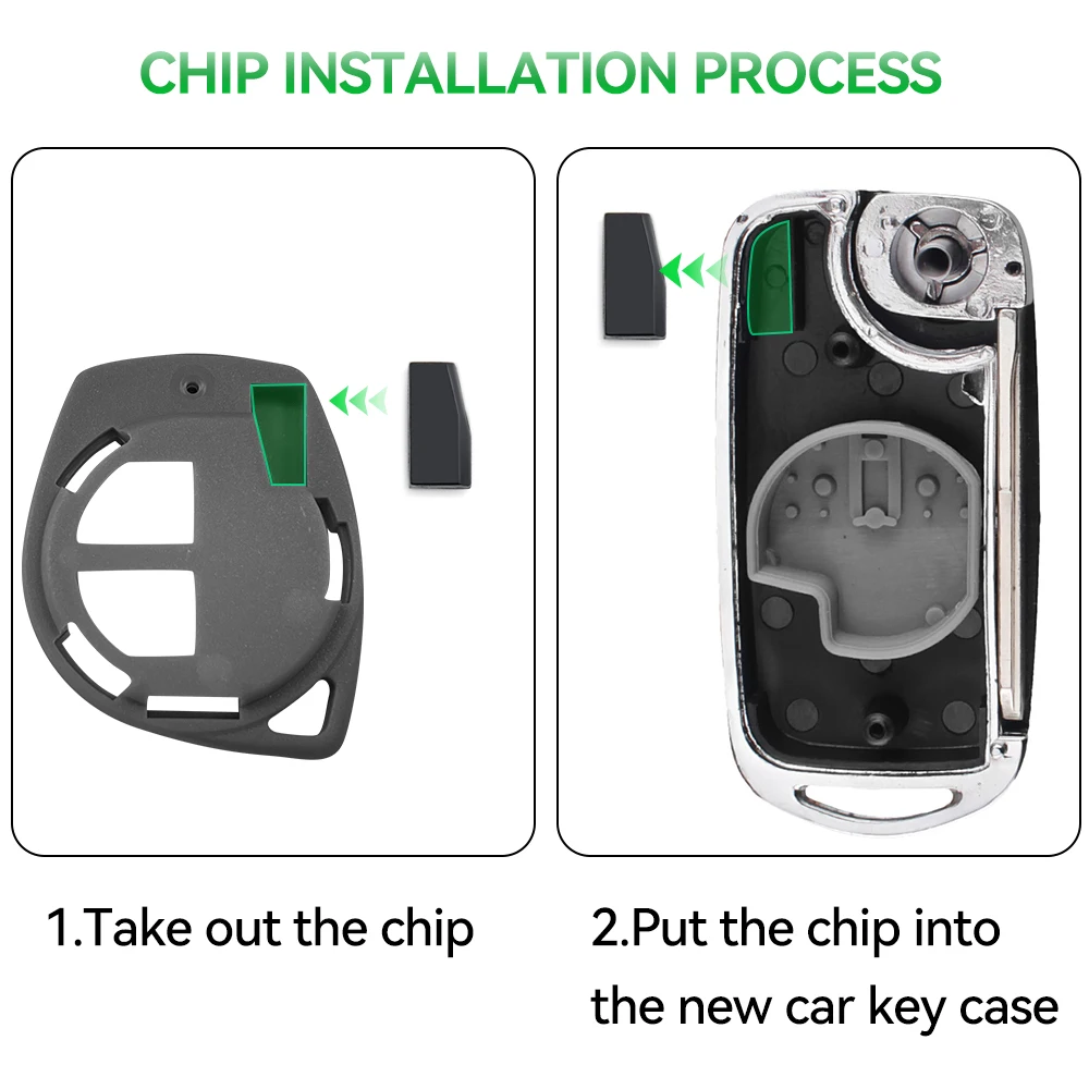 KEYYOU For Suzuki Swift Grage Vitara Alto 2 Buttons Flip Folding Car Key Case Shell Upgrade Remote Key with button pad