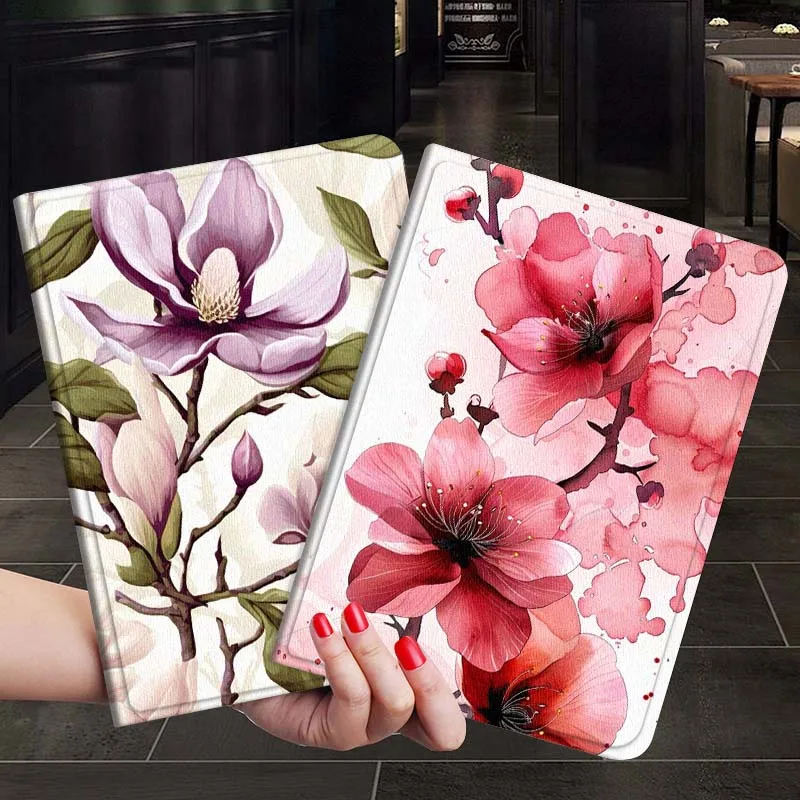 

Модный чехол для планшета с цветочным рисунком для Samsung Galaxy Tab S7 S8 S9 S10 FE Plus 12,4 13,1 дюйма