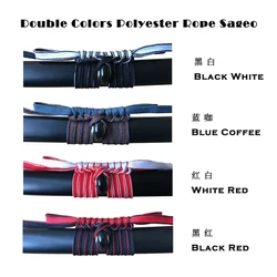 Japanese Samurai Sword Sageo Polyester Rope Double Layers For Saya (Scabbard) Cord-4 Colors To Choice New Brand Supply