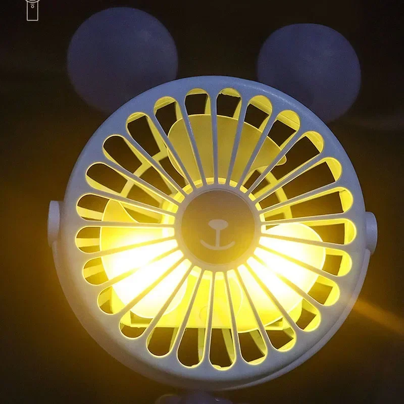 مروحة عربة أطفال مع مشبك ، على شكل أخطبوط ، مروحة مضحكة ، حامل ثلاثي القوائم مرن ملفوف ، قابلة لإعادة الشحن USB ، مروحة محمولة لمقعد السيارة