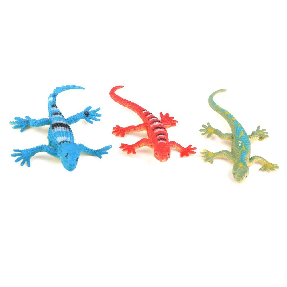 12 stks Model Plastic Hagedis Figuren Kinderen Speelgoed Set Party Tricks Plastic Hagedis Speelgoed