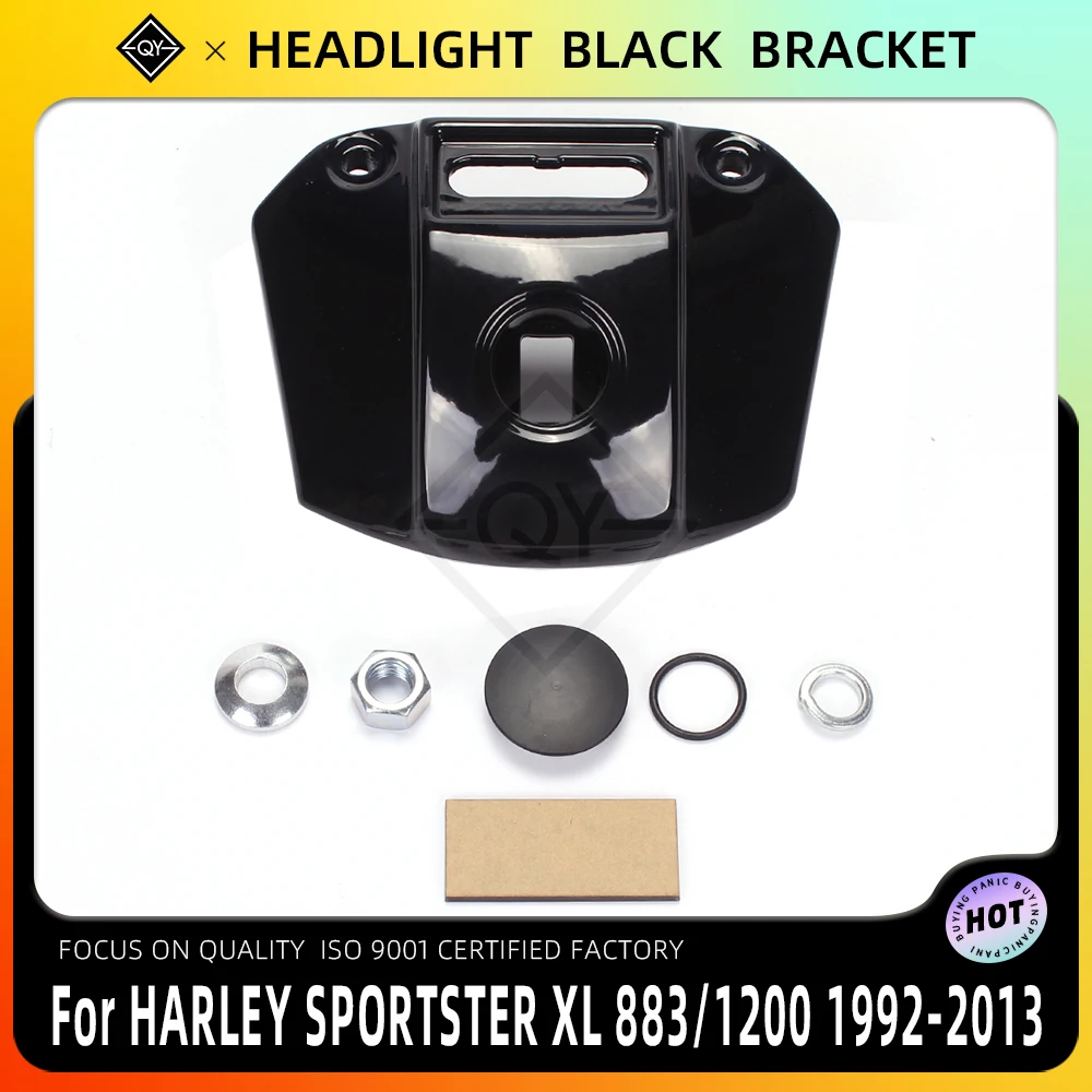 LQYL Motorcycle Headlight Black Mount Bracket For Harley Sportster XL 883 1200 Models 1992 1993 1994 1995 1996-2013 Accessories