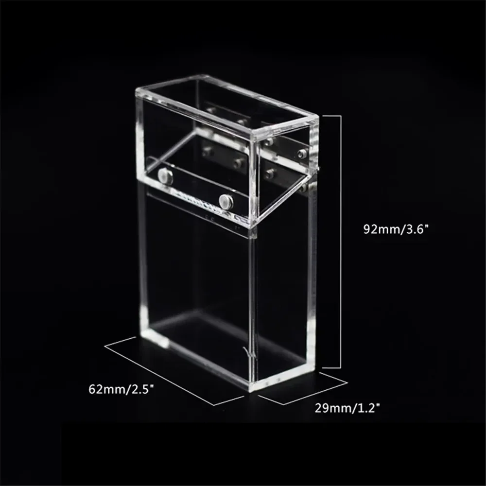 Acrylic Transparent Cigarette Case Creative For Lighter Trinkets Small Parts Dustproof And Waterproof Storage Box Gift Gadgets