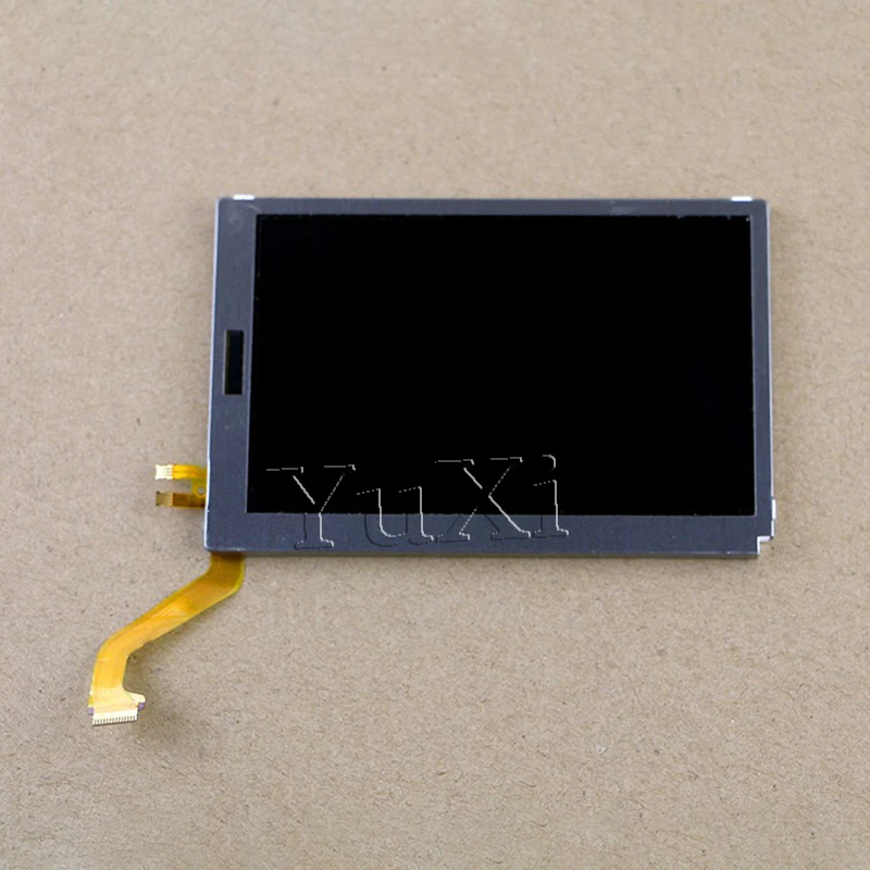 YuXi-piezas de repuesto de pantalla LCD, Panel digitalizador de pantalla táctil, parte inferior superior, superior e inferior, 3DS, 1 unidad