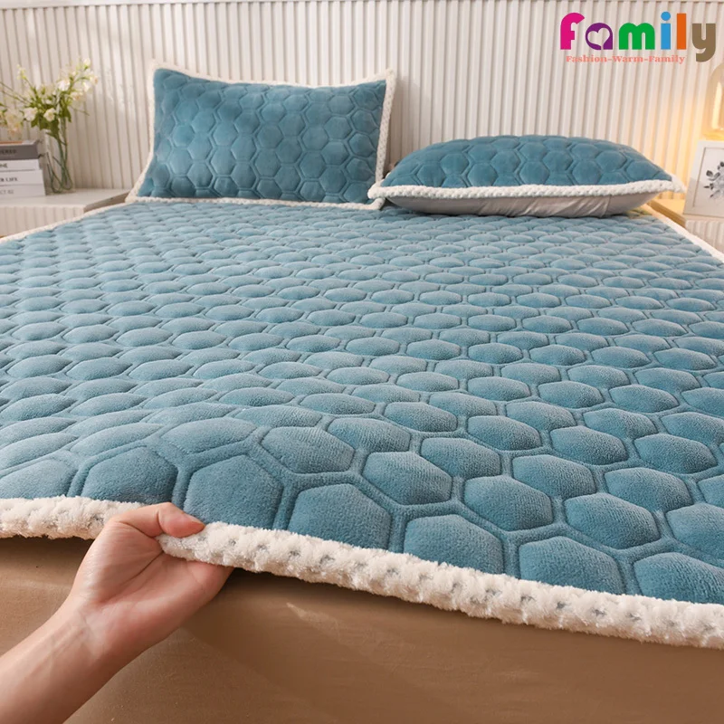 

Fabric Quilt Mattress Pad Cover Protector Folding Bed Sheet for Queen King Twin Kids Baby Anti Mites Tatami Mattress 150/180cm