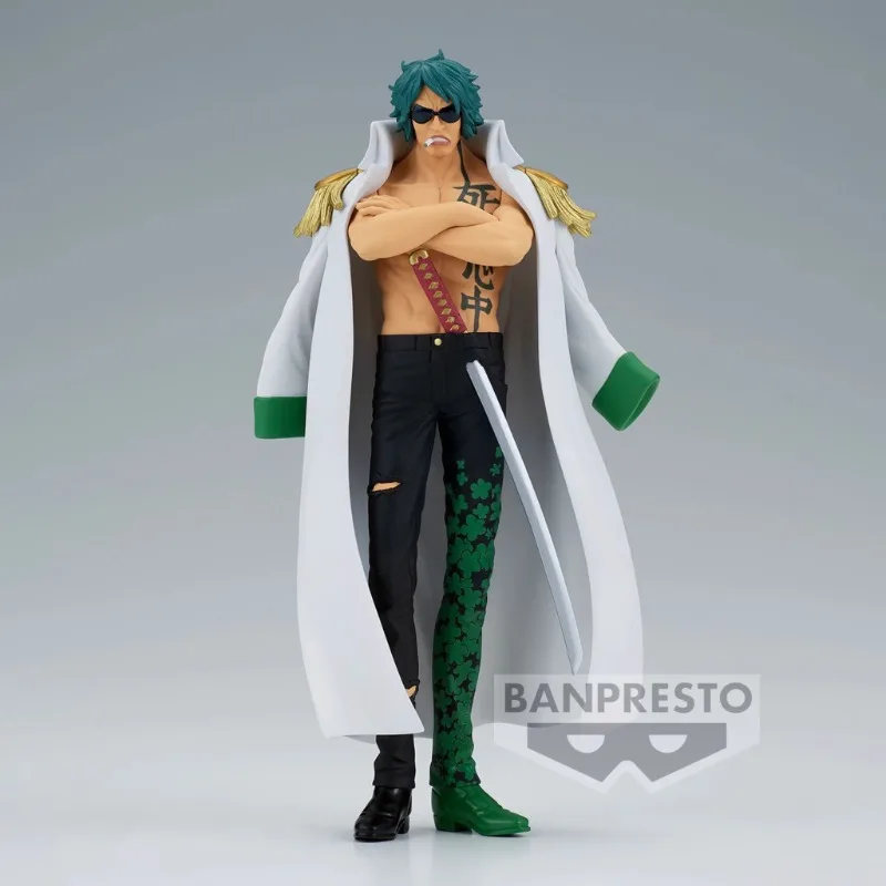 BANDAI Original Banpresto Anime Figure DXF One Piece Aramaki Green Bull Action Figure Toys 17cm PVC Model Gift Collectible Model