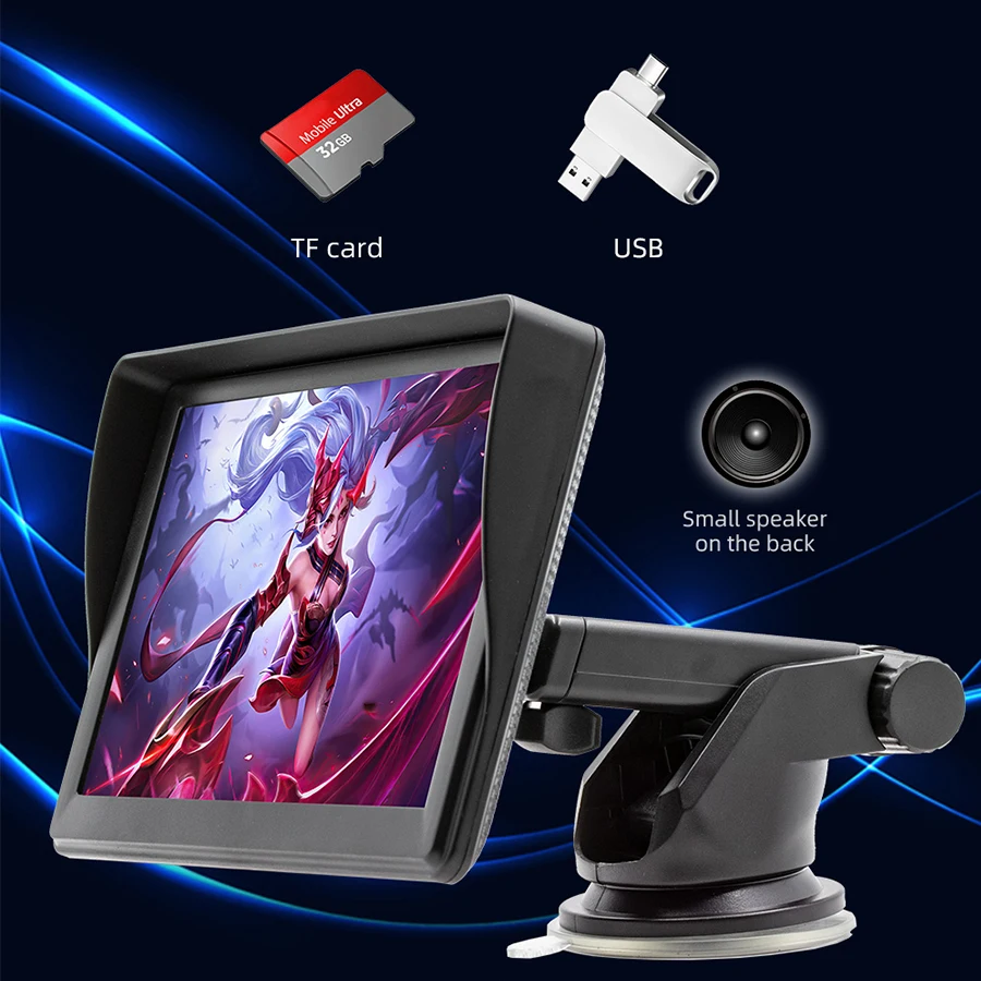 

CarPlay Android Auto Car Radio Multimedia Video Player 7inch Portable Touch Screen With USB AUX For Rear View Camera