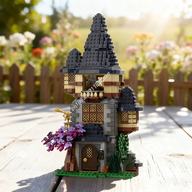 

1424pcs MOC Wizard s Tower Castleed Model Building blocks toys Assemble DIY creative idea Education Christmas gift Kids Birthday