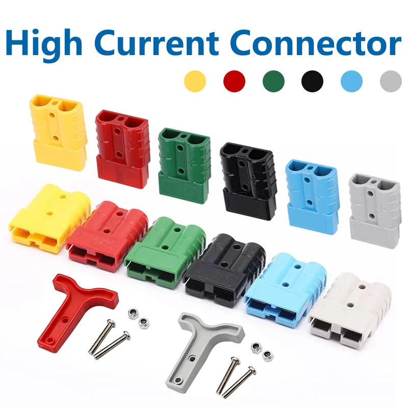 5/10PCS 50A Anderson Style Connector Plug Quick Battery Charging Power Caravan Anderson Plug Connector