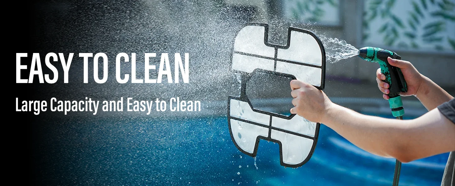 Smart Pool Cleaner with Advanced Navigation Ideal for All Pool Shapes and Sizes