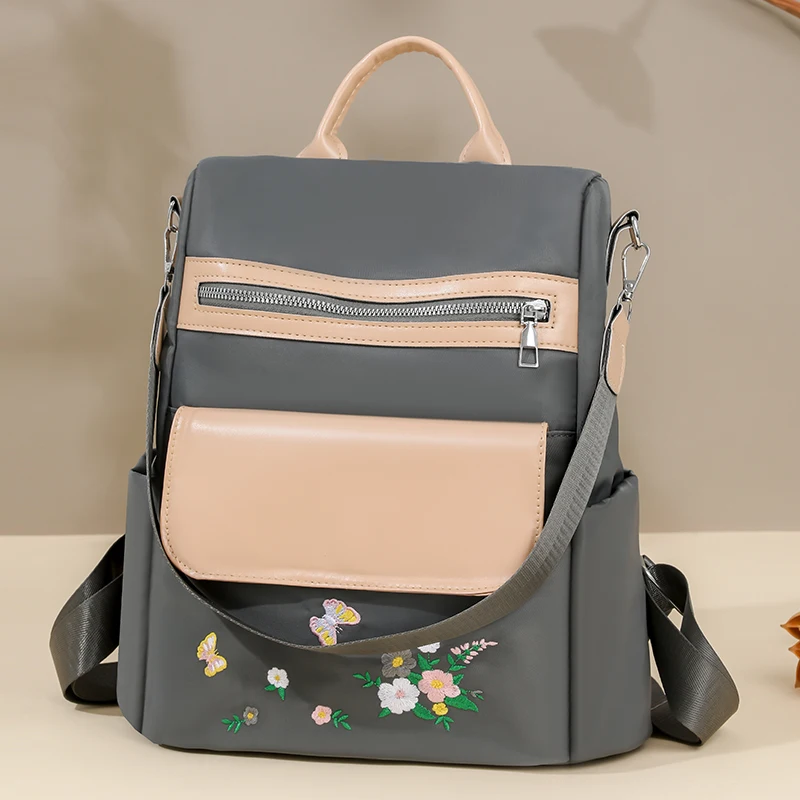 

Fashion Butterfly Printing Women Backpacks Nylon Large Capacity School Bags Waterproof Students School Travel Backpacks Ladies