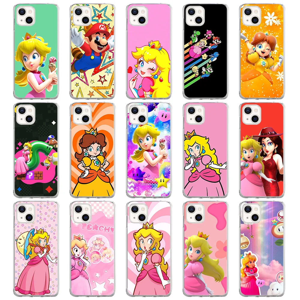 BY-61 Princess Peach Soft Case For LG G8 G8X K52 K62 K42 K118 K11 K10 K22 K40 K12 X4 K40S K41S V60 ThinQ5 Plus