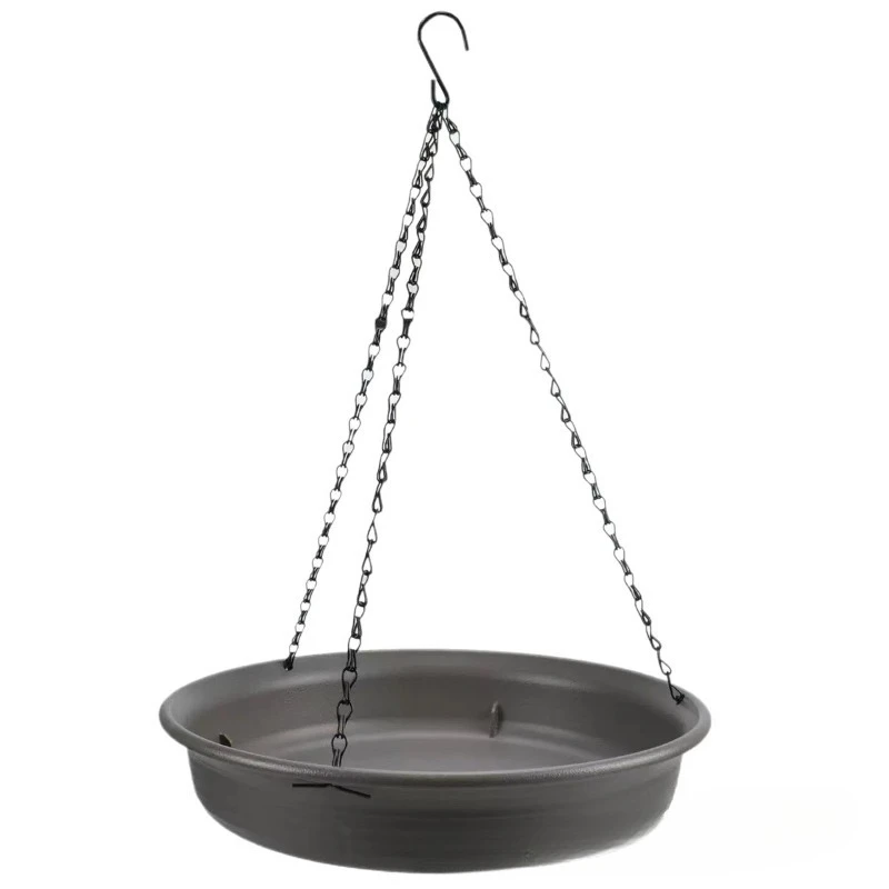 

Solar Powered Floating Fountain Bird Bath Bowl Dual Purpose Hanging Pet Bird Feeder Decorative Cage Accessory