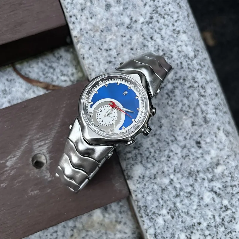 ساعة Y2K للرجال بتصميم غير منتظم باللونين الأبيض والأسود، مقاومة للماء، رياضية، طراز عصري ورائع، ساعة يد متخصصة راقية. #6