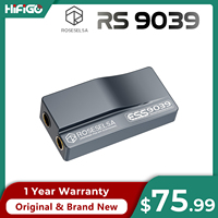 ROSESELSA RS9039 Portable Flagship-Grade USB DAC/AMP All-new ES9039Q2M Chip TypeC Headphone Amplifier DSD256 3.5mm 4.4mm Output