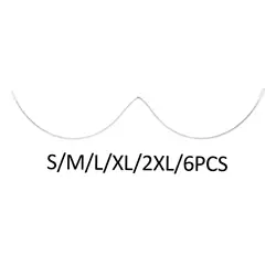 6pcs/Lot Stainless Steel Shaping Underwire Bra Making Supply Lingerie Shaper Bustier Accessories Women Underwear W Shape