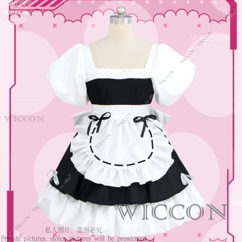 Anime ALIEN STAGE Sua Gallery Cosplay Lolita Dress Maid Uniform Cosplay Costume Wig Halloween Cute Woman Role Play Daily Outfit