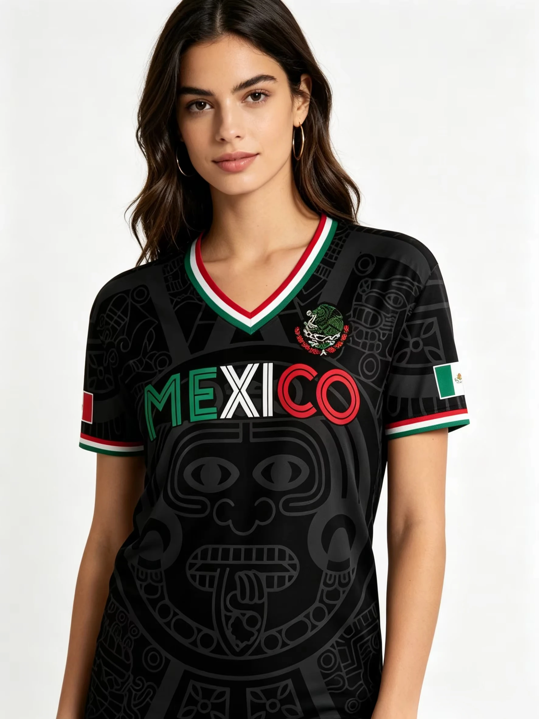 2026 メキシコ国旗 3D イーグルプリント女性の Tシャ - 3D Printing Eagle のレビューと価格