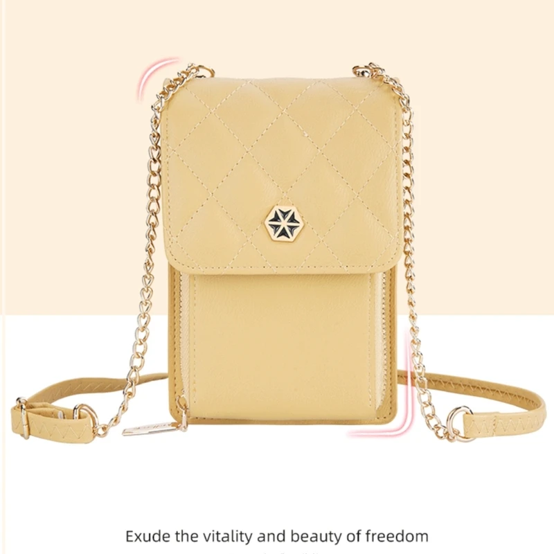 Fashion Phone Bag Small Crossbody Bag PU Shoulder Bag Handbag Wallet Card Holder 066F