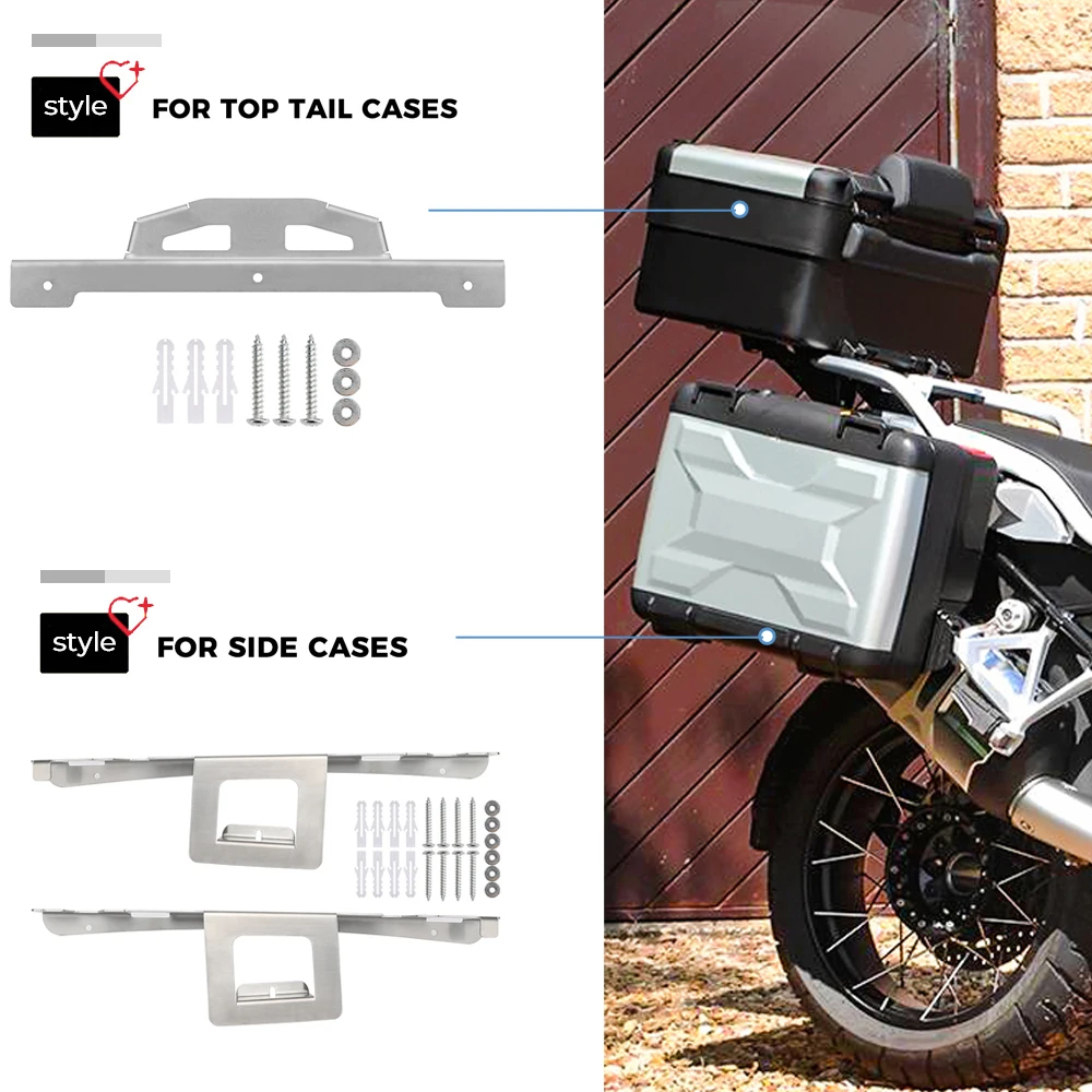 Muurhouder Side Case Vario Box Voor BMW R 1200 1250GS LC F850GS R1250GS R1200GS F800GS F700GS Muurbeugels Rack