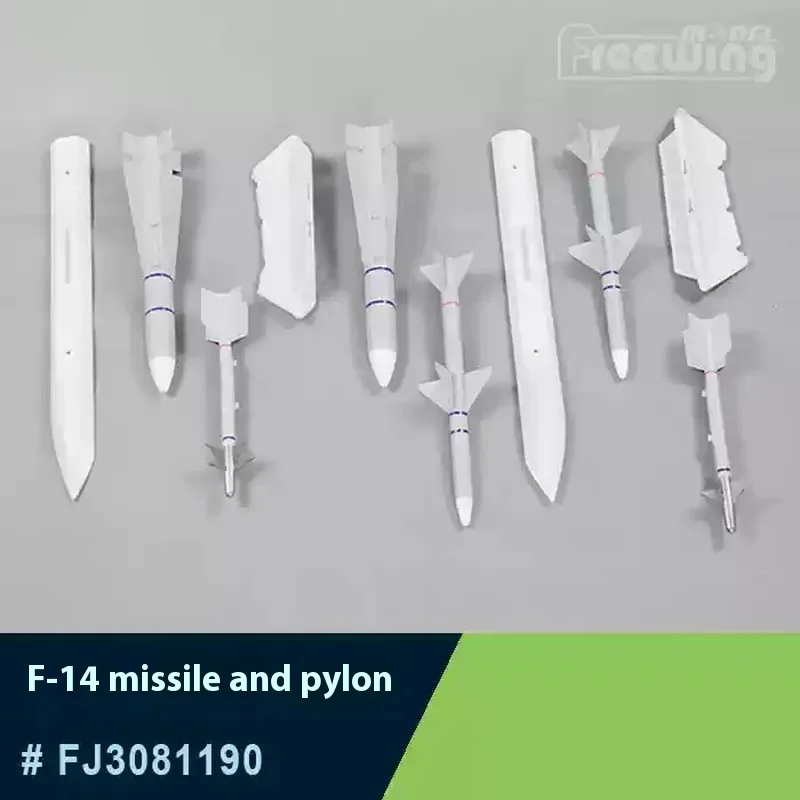 Accessoires de F-14 FreFuk80 mm (1) ailes principales du corps queue plate verticale queue Missile cockpit train d'atterrissage lame d'aileron abdominal