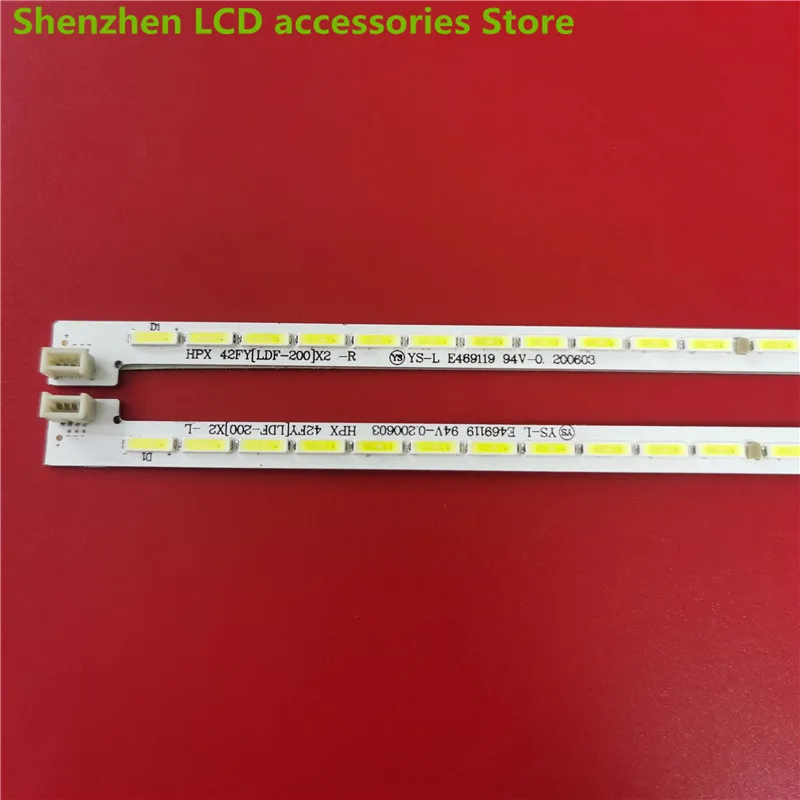 ل 42 بوصة Skyworth 42E680E HPX 42FY LDF-200 X2- L R GT-5300-AZ42000A0 47.4 سنتيمتر 60LED 100% جديد LED الخلفية قطاع