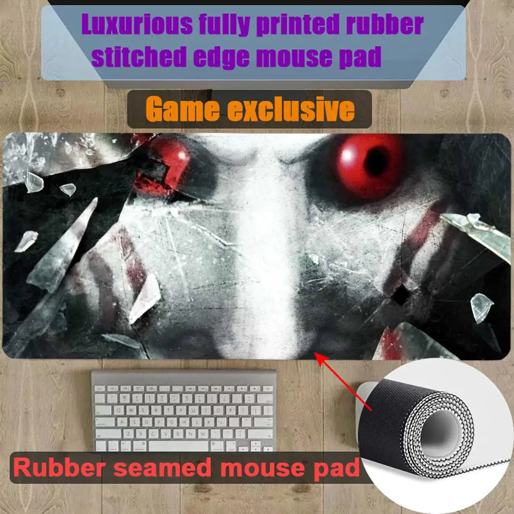 

S-Saw-W Mouse Pad Gamer Gaming Rubber Seamed Mouse Pad Accessories Desk Keyboard Pad Computer Laptop