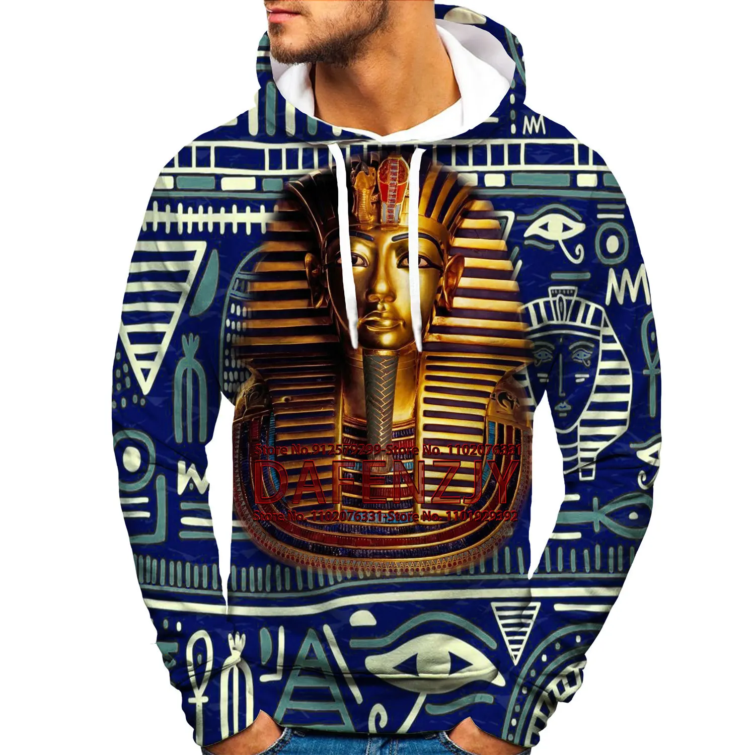 

Egypt Pharaoh Hip Hop Hoodies Men Women 3D Printed Sweatshirt Harajuku Style Hoodie Casual Pullover Jacket