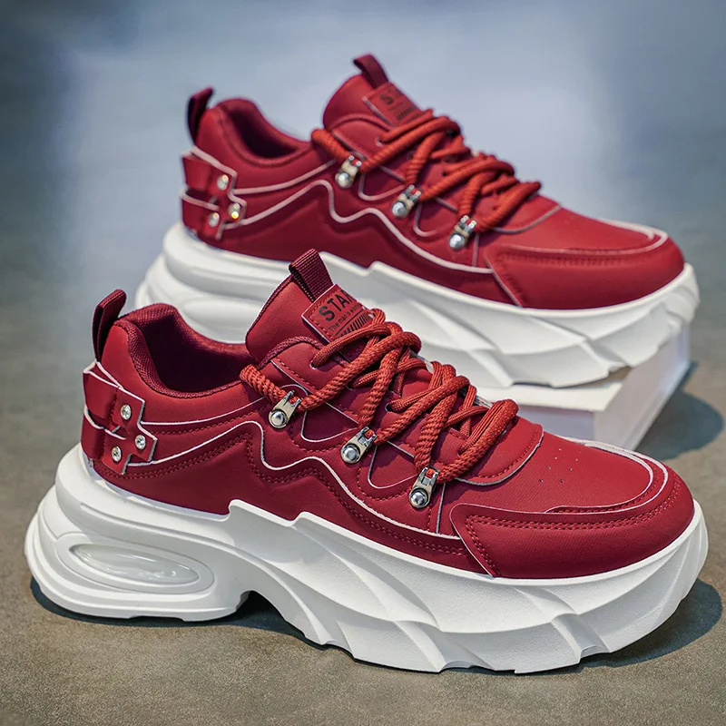 

Men's Trendy Dad Shoes 2026 Sports Leisure Board Comfortable Breathable Fashionable Dad Sneakers