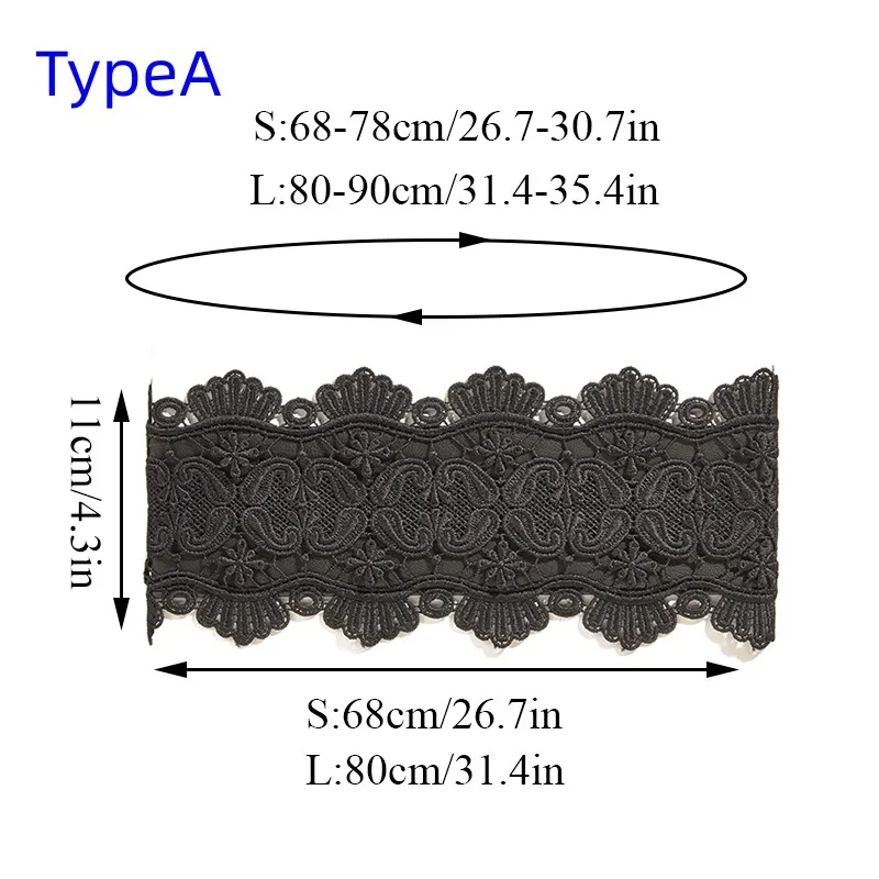 Elastic Wide Corset Belts For Women Waist Plus Size Belt Female Dress Waistband Big Stretch Cummerbunds Clothes Accessory