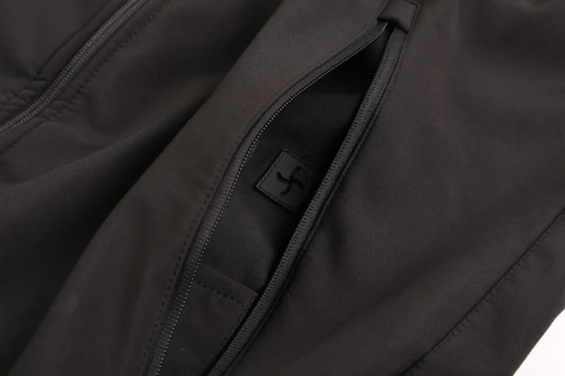 Camo Softshell-Jacke für Herren, wasserdicht, winddicht, Arbeitsanzug, Winter, Jagd, Wandern, taktischer Parka – Detail 12