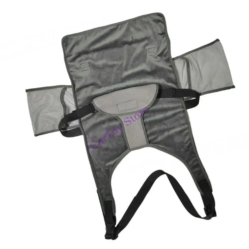 

Kids Plane Extension Cushion With Safety Belts Universal For Car Travel Soft Supportive Polyester Extender