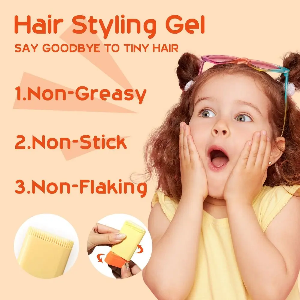 

Refreshing and Non-Greasy Hair Styling Gel Easy to Styling Men's Styling Children's Hair Wax Stick Easy to Use Portable