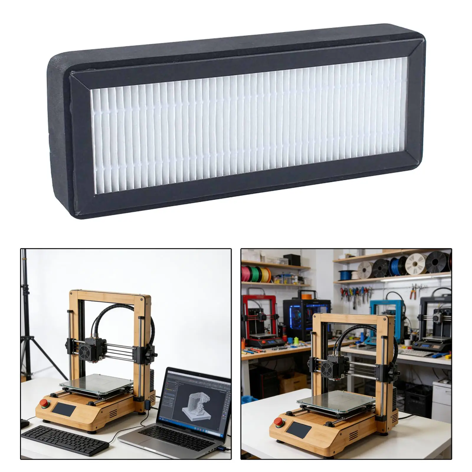 

Высокоэффективный сменный воздушный фильтр для 3D-принтера: профессиональные аксессуары для фильтрации летучих органических соединений, запахов и PM2.5