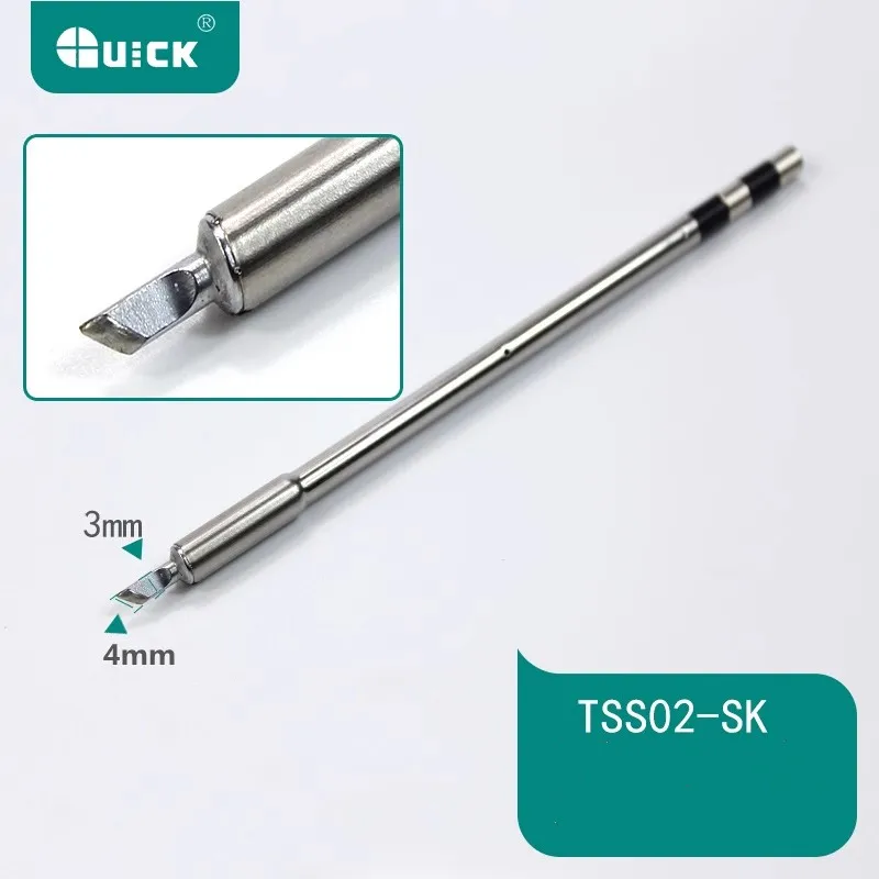 QUICK TS-I/TS-IJ/TS-3C/TS-SK/TS-K Conical Type Lead Free Solder Iron Tip For TS1200A