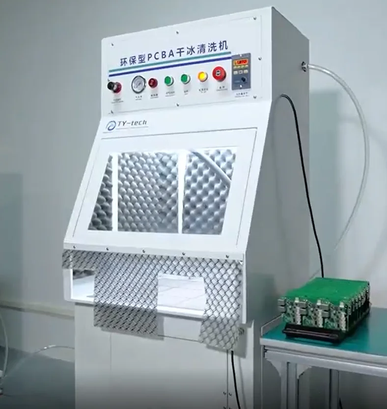 Mini Stainless Steel Dry Ice Cleaning Machine China Industrial Dry Ice Blasting Cleaner PCB Mold Burrs Oil Stains Residual Glue