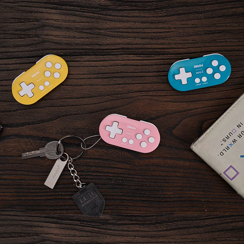 وحدة تحكم صغيرة 8BitDo Zero 2 Bluetooth Gamepad متوافقة مع Nintendo Switch Windows Android macOS