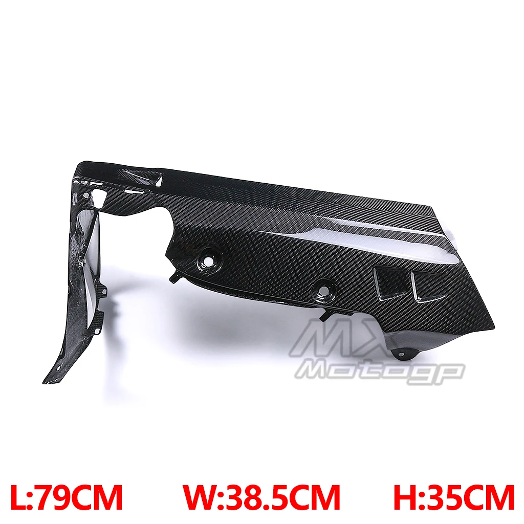 For YAMAHA YZFR1 YZF R1 2020-2023 2024 Motorcycle Carbon Fiber Race Belly Pan Lower Fairings Covers Exhaust Side Panels