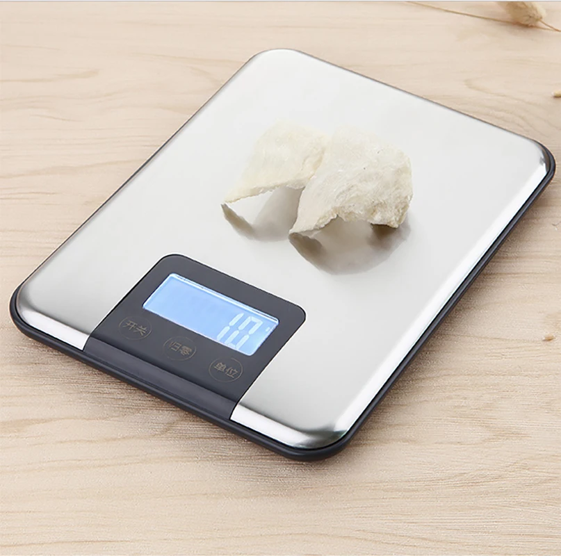Bilancia elettronica da 5Kg in acciaio inossidabile bilancia da cucina per alimenti ad alta precisione bilancia da cucina digitale per cottura domestica