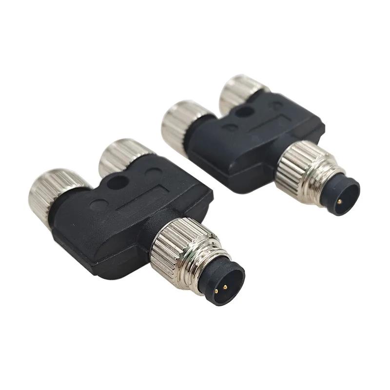 2PCS M8 3PIN To 1PI…