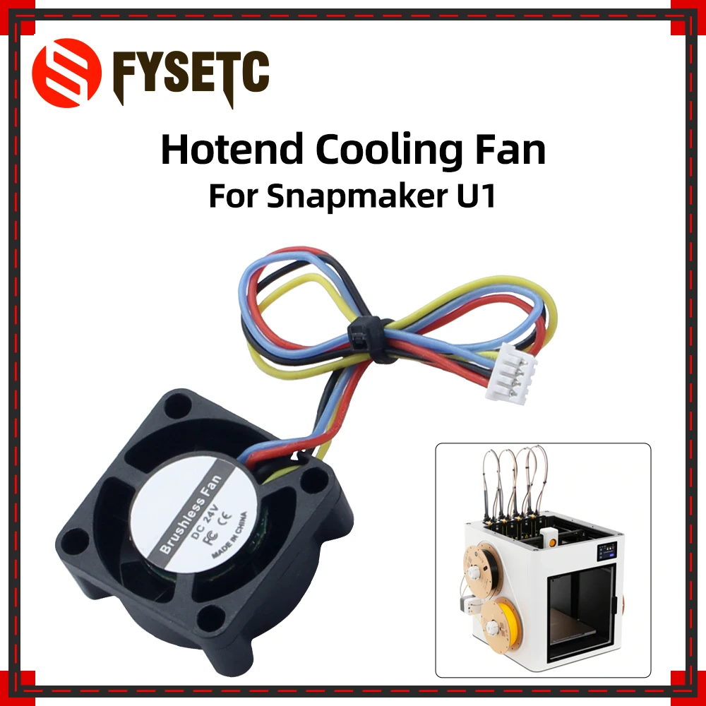 

Hotend Cooling Fan For Snapmaker U1 Low Noise Stable Operation And High Quality Cooling Fan For Snapmaker U1 3D Prtinter Parts