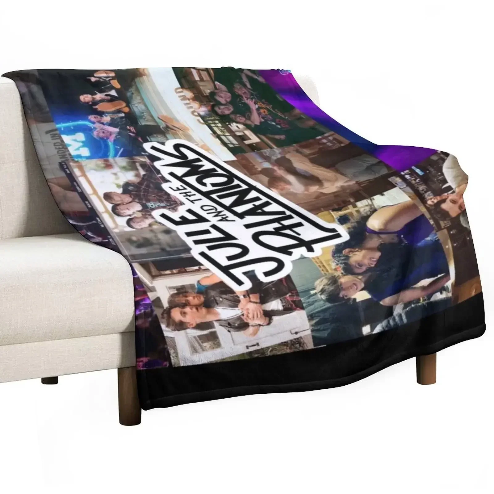 Julie and the Phantoms Cast Collage Throw Blanket Custom Hairys Travel Soft Plaid Blankets