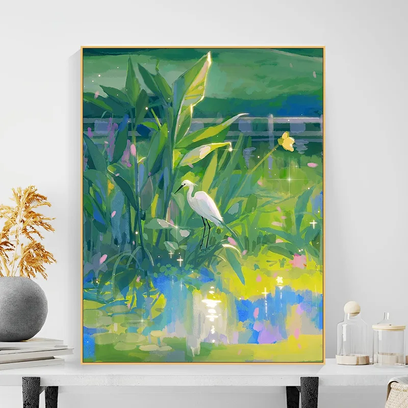 

5046571 Digital oil painting living room decorative painting sofa background wall hanging painting