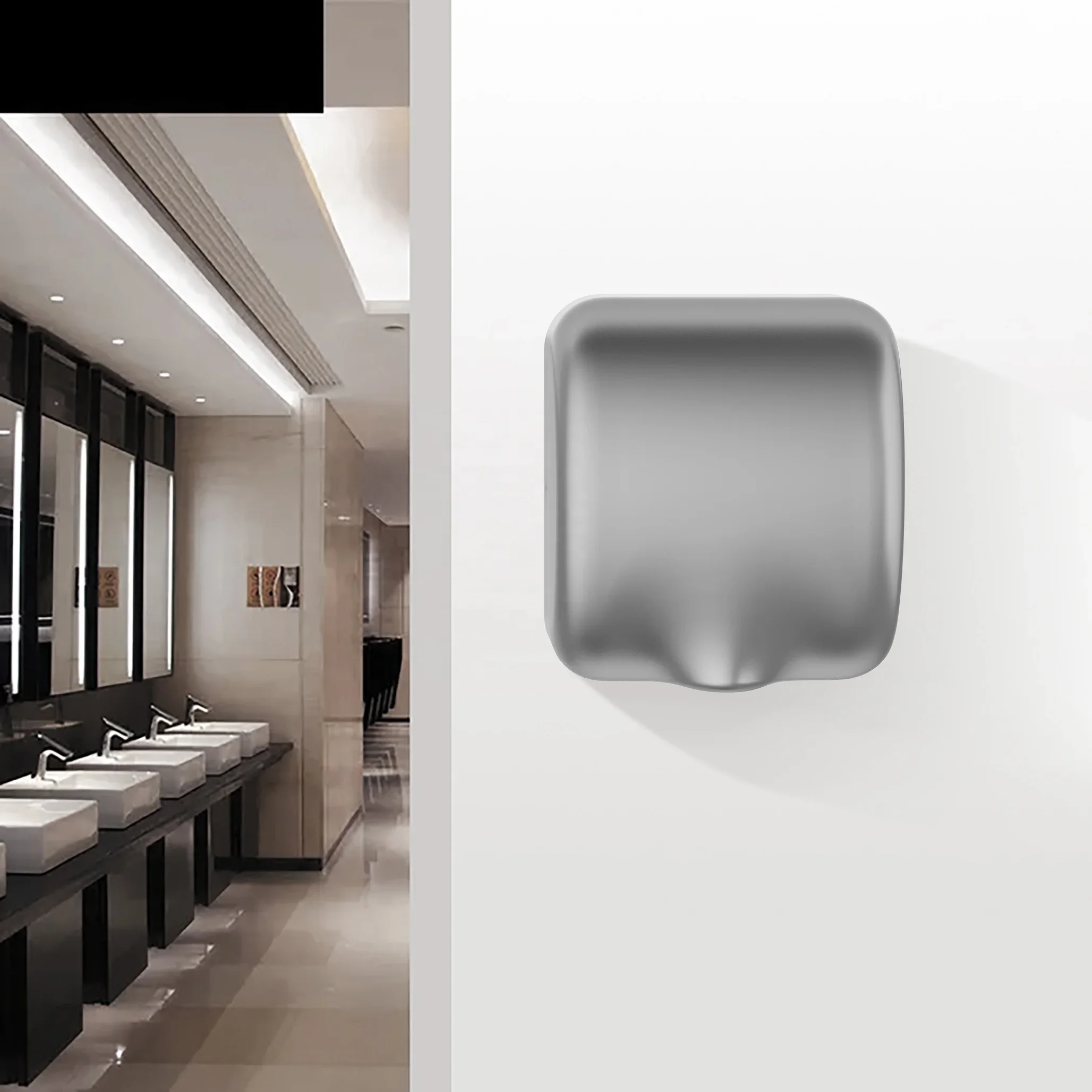 Automatic Wall mounted  stainless steel hand dryer Fast drying  cheap for Hotel Airport  hand dryer