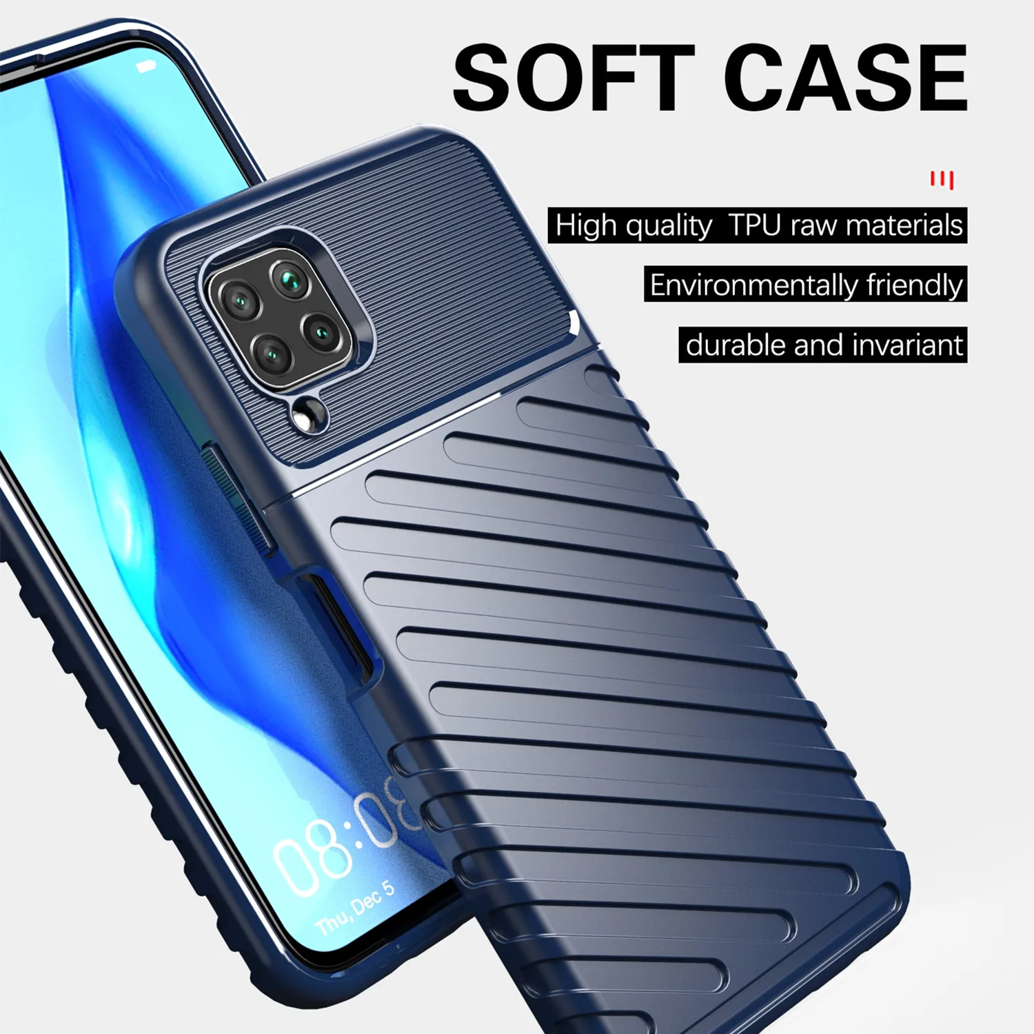 Luxury Shockproof Case for Huawei p40 lite P40 P30pro nova 6se 7i P smart 2021 Thunder Phone Cover For P40 lite E nova6 se P30